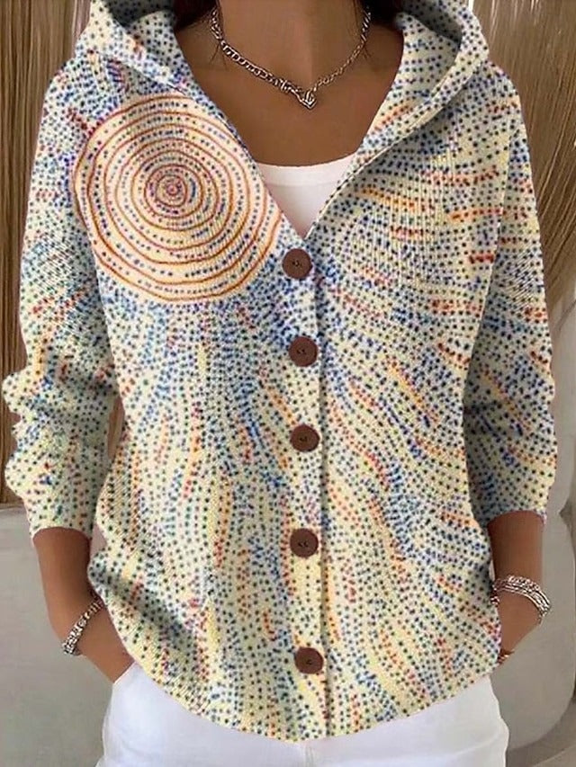 GILET À CAPUCHE PATCHWORK POUR FEMMES