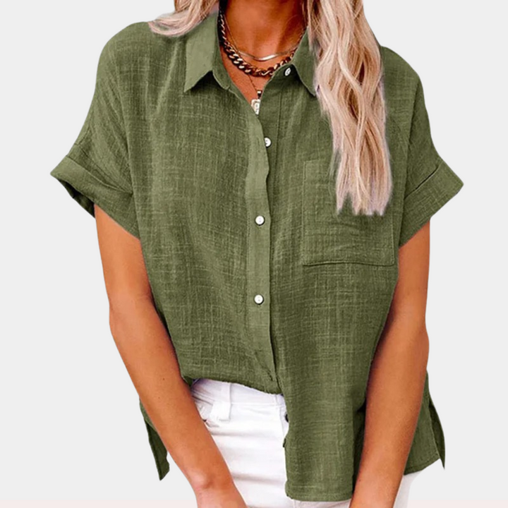 Isabelle | Blouse en Lin Fluide