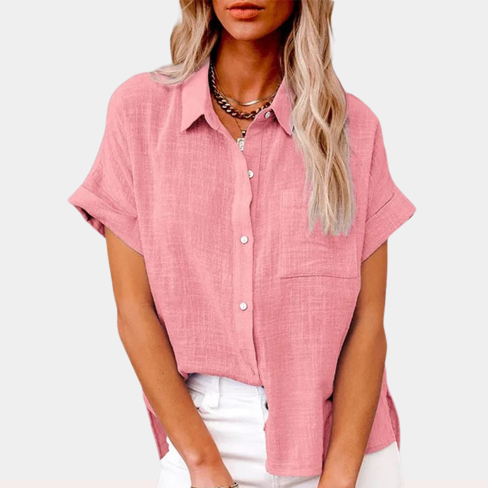 Isabelle | Blouse en Lin Fluide