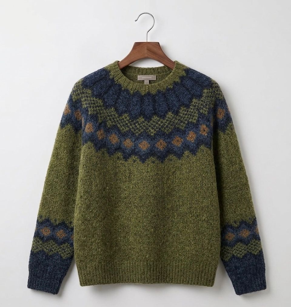 ÉLODIE MOREAU SWEAT-SHIRT À MOTIF NORDIQUE POUR FEMMES