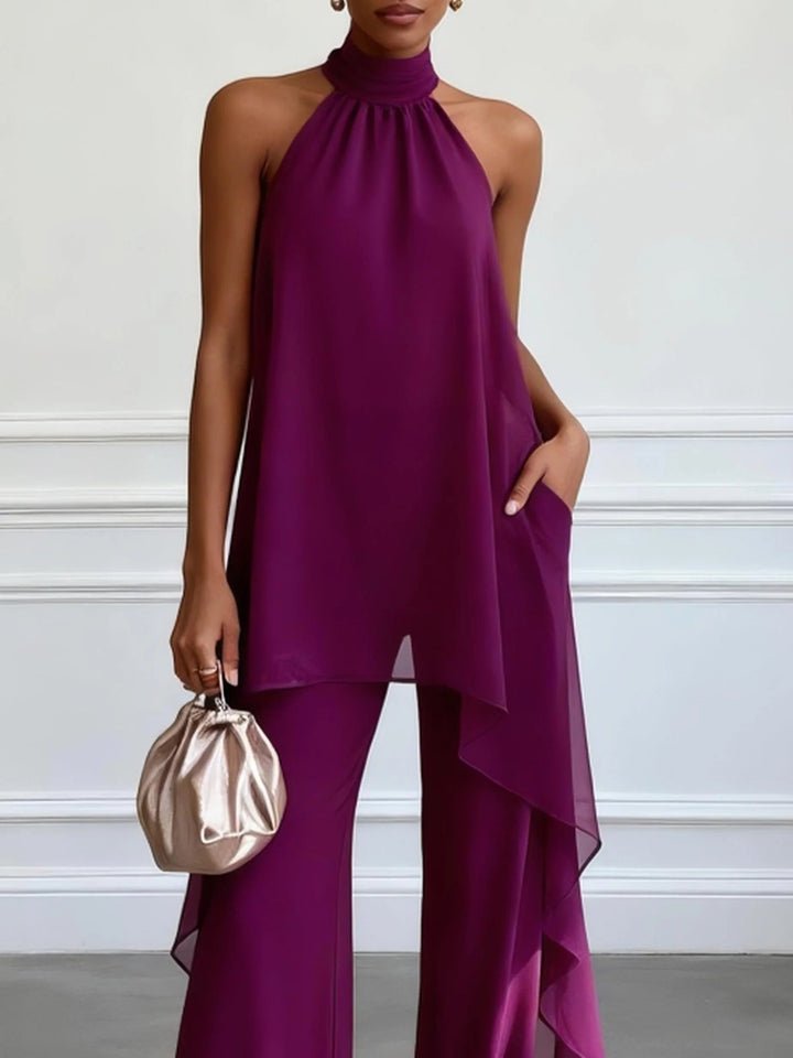 ENSEMBLE HALTER ÉLÉGANT POUR FEMMES