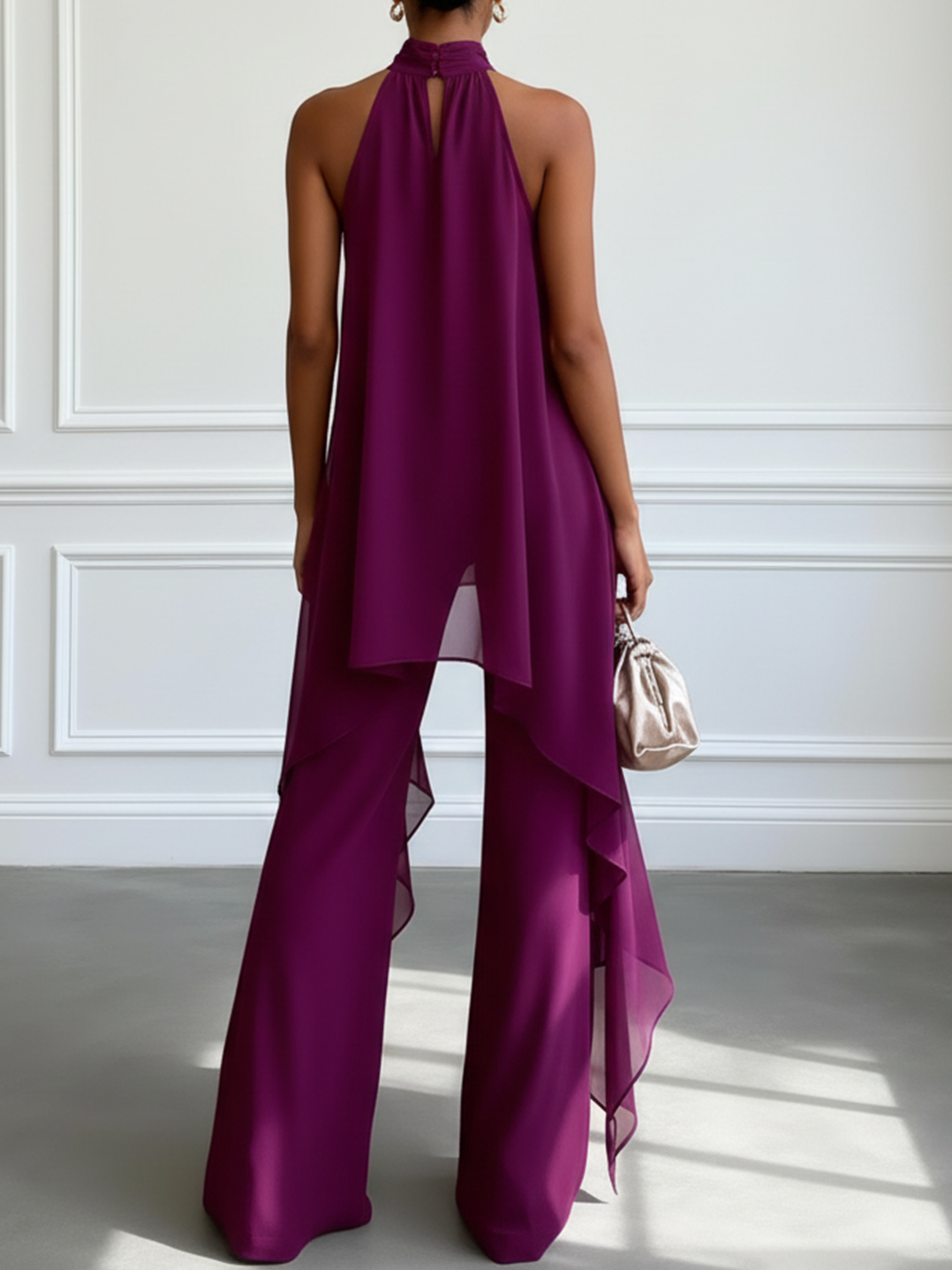 ENSEMBLE HALTER ÉLÉGANT POUR FEMMES