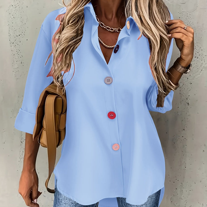 CHIC BLOUSE À BOUTONS POUR FEMMES