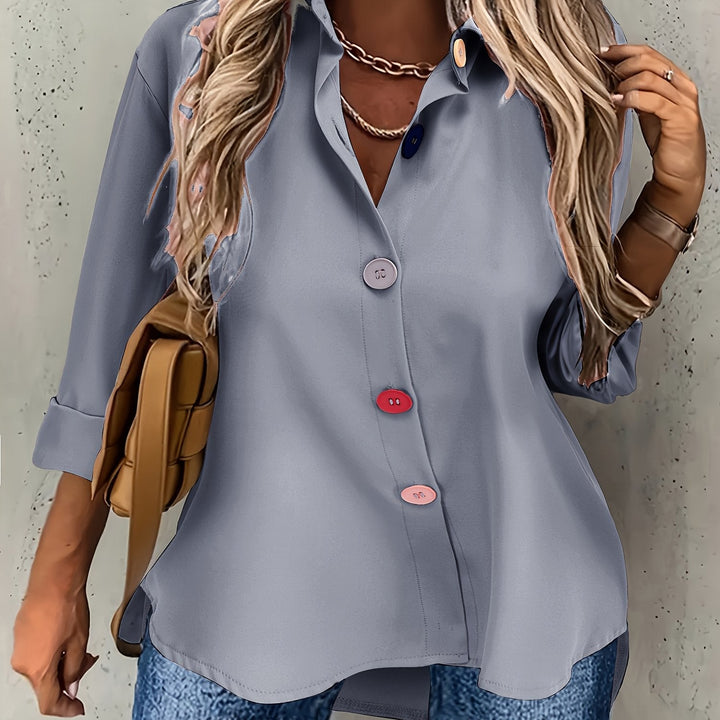 CHIC BLOUSE À BOUTONS POUR FEMMES