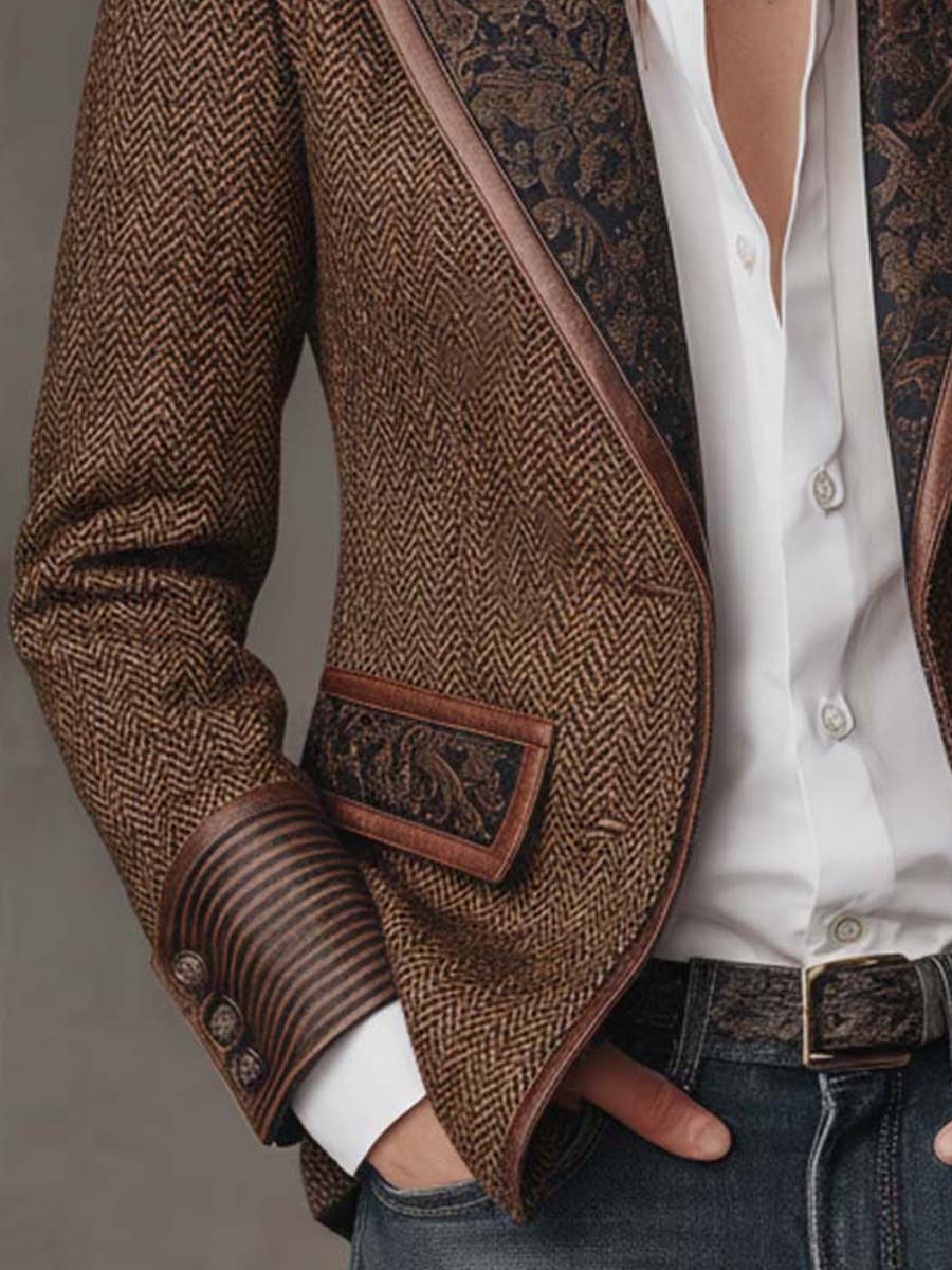 ÉLODIE MOREAU BLAZER STRUCTURÉ ARTISTIQUE POUR FEMMES