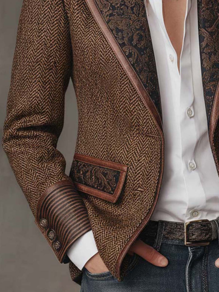 ÉLODIE MOREAU BLAZER STRUCTURÉ ARTISTIQUE POUR FEMMES