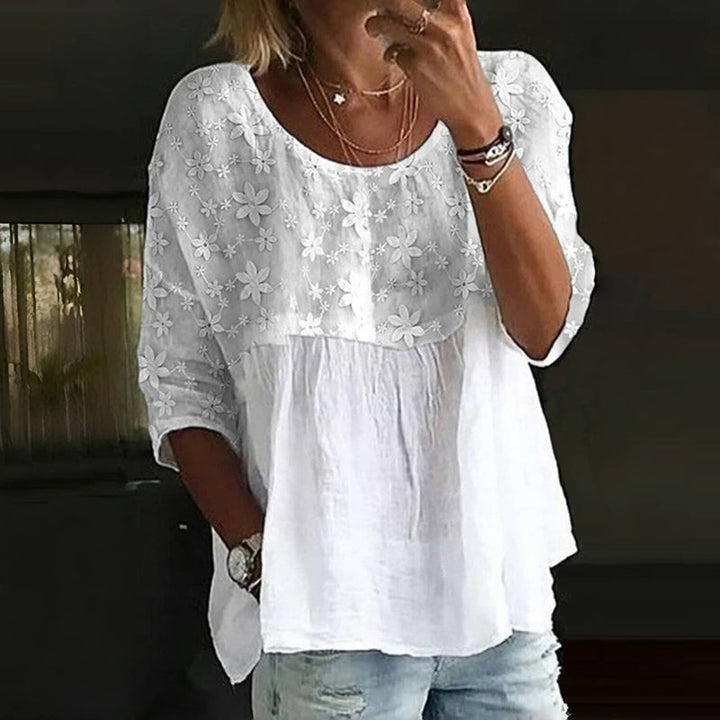 BLOUSE BRODÉE POUR FEMMES