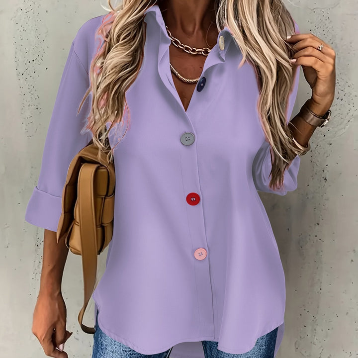 CHIC BLOUSE À BOUTONS POUR FEMMES