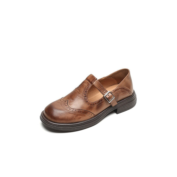 Ballerines à bride - coloris marron