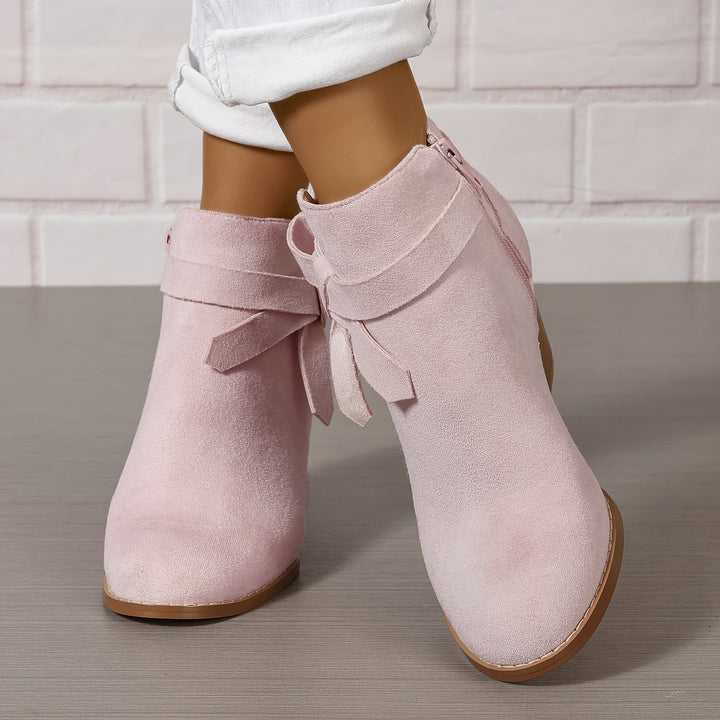 Léa | Bottines Élégantes à Talon Stable