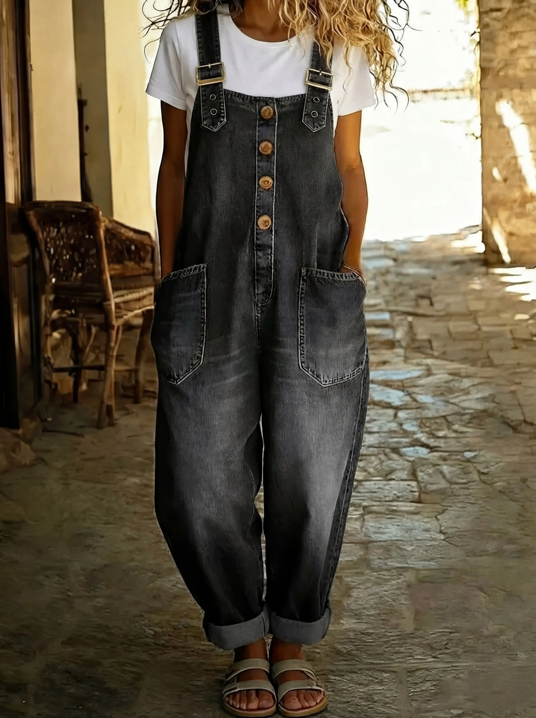 COMBINAISON EN DENIM POUR FEMME