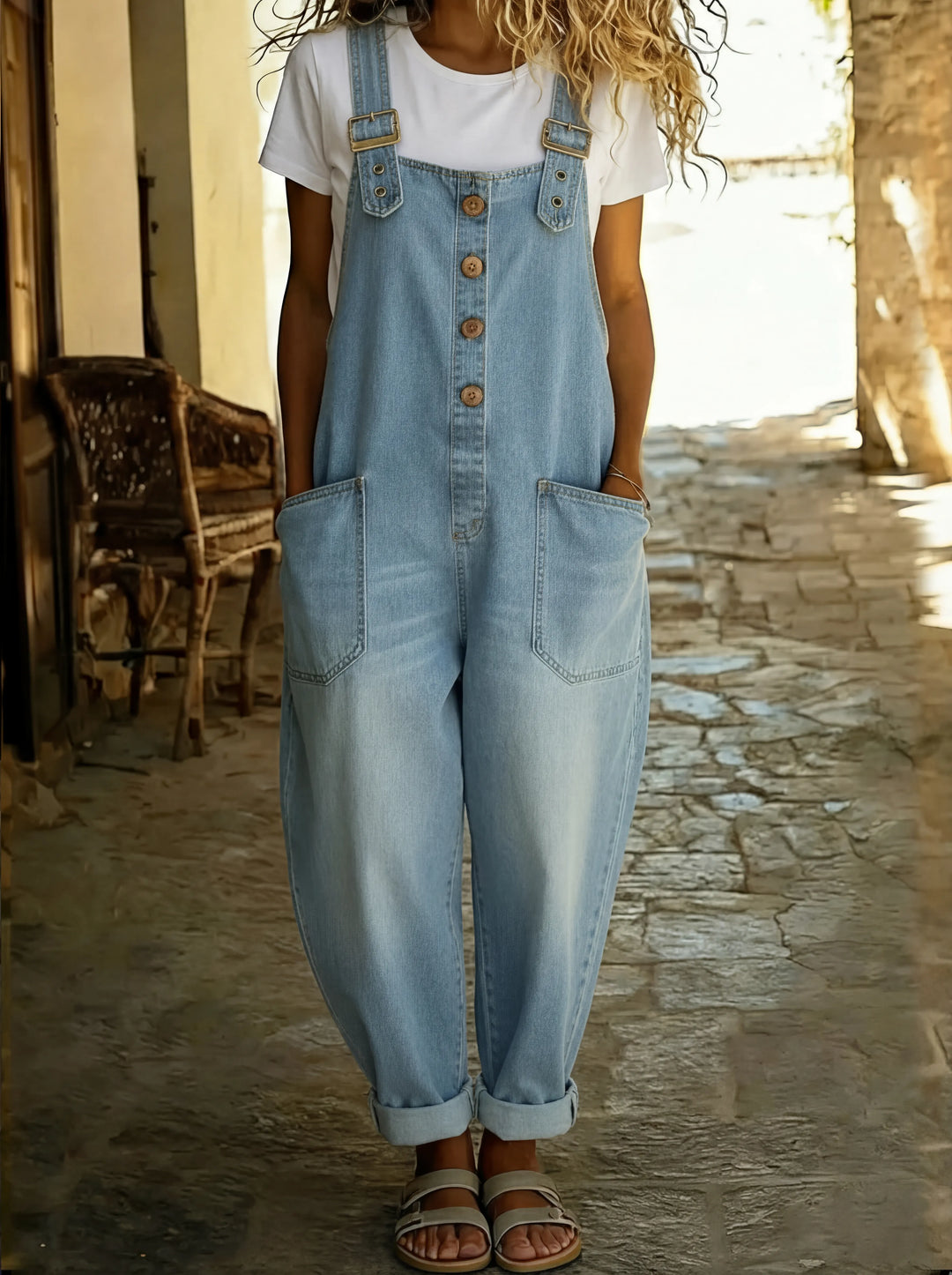 COMBINAISON EN DENIM POUR FEMME