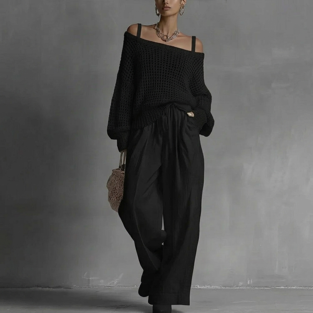 ENSEMBLE CHIC EN DEUX PIÈCES POUR FEMMES