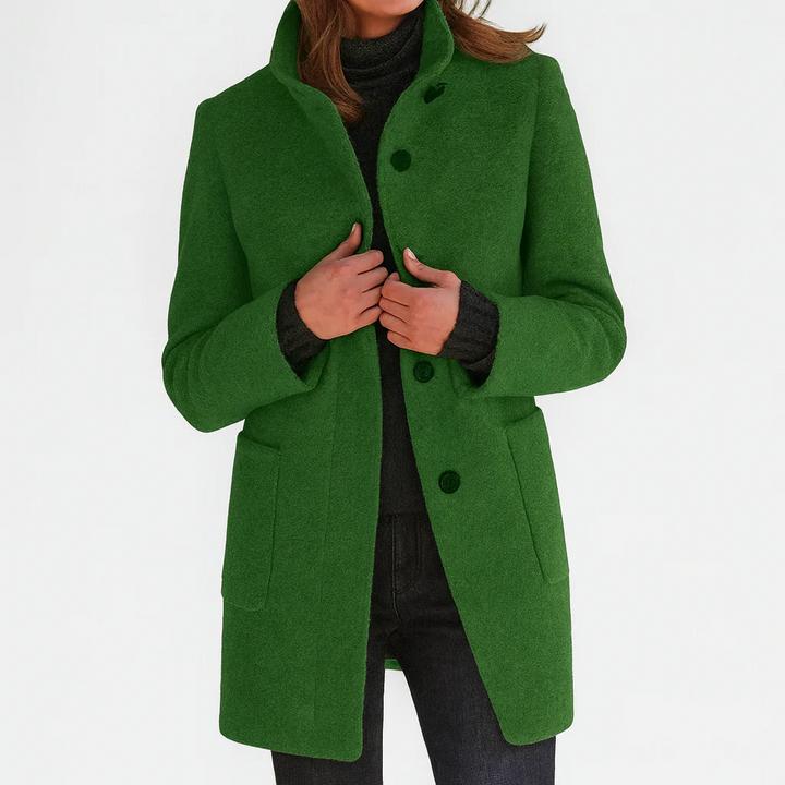MANTEAU CINTRÉ À BOUTONS POUR FEMMES