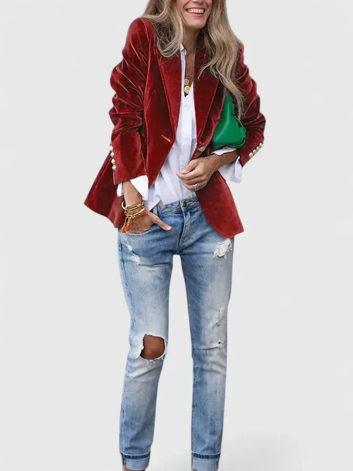 ÉLODIE MOREAU BLAZER ÉLÉGANT POUR FEMME