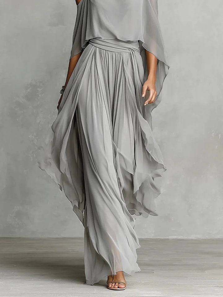 ENSEMBLE ÉLÉGANT EN CHIFFON POUR FEMMES