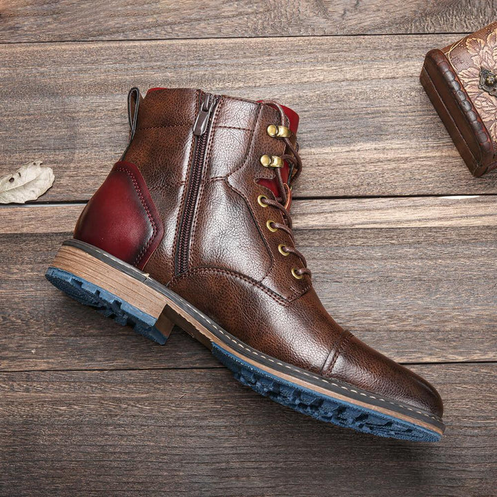ÉLODIE MOREAU Raphaël - Bottes Oxford en cuir classiques pour hommes