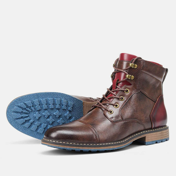 ÉLODIE MOREAU Raphaël - Bottes Oxford en cuir classiques pour hommes