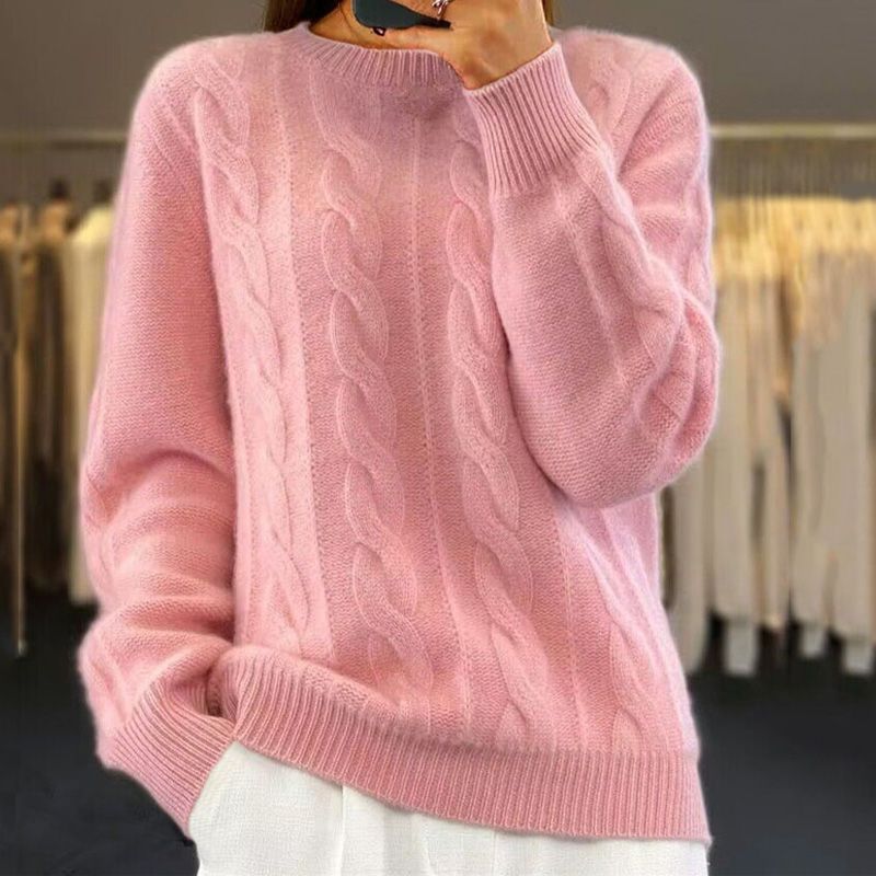 CLASSIQUE PULL CHAUD EN POUR FEMMES