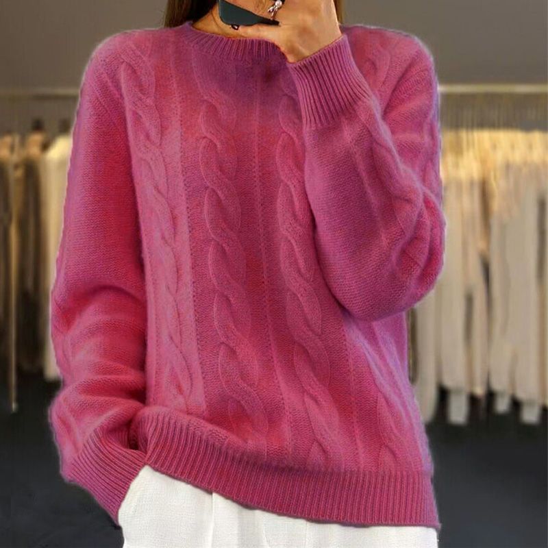 CLASSIQUE PULL CHAUD EN POUR FEMMES