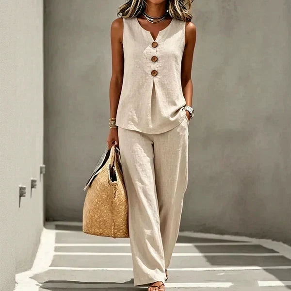ENSEMBLE PANTALON DÉTENDU POUR FEMMES